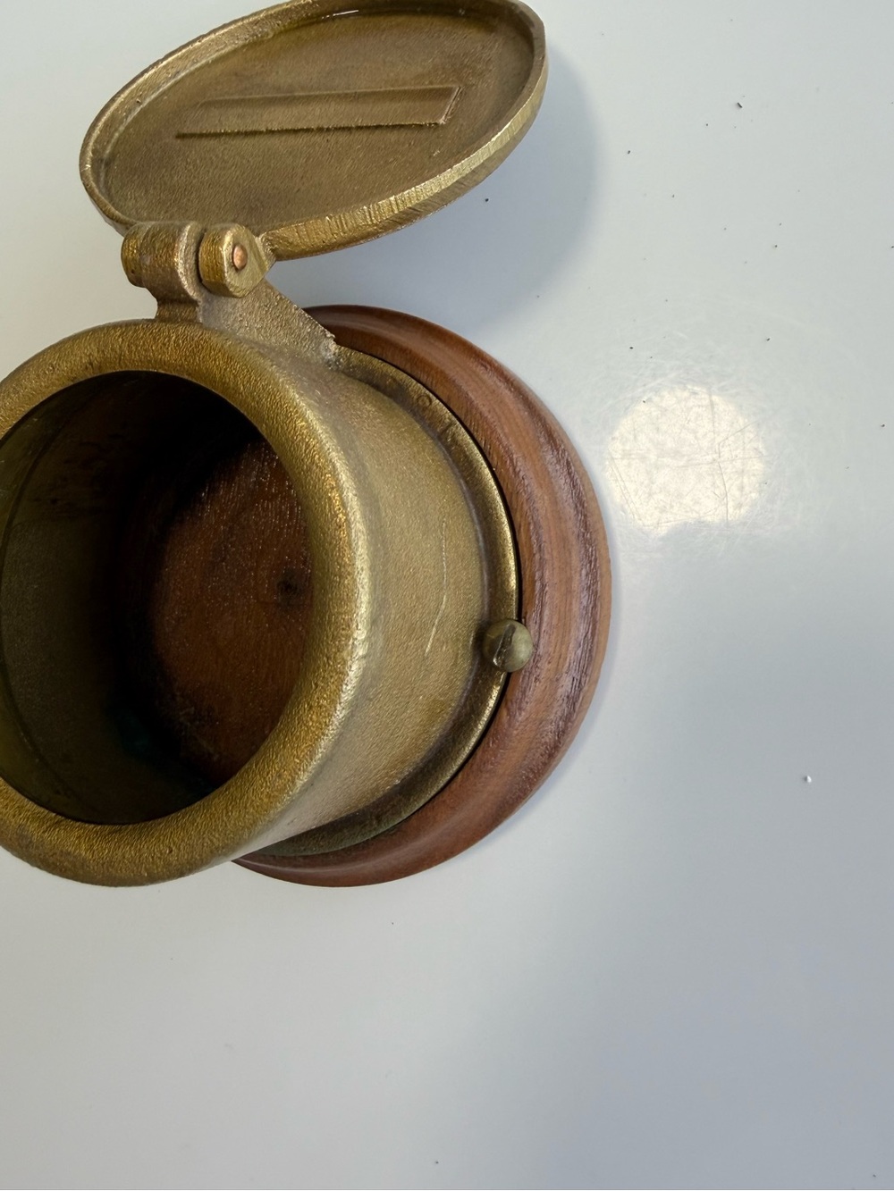 Vintage Brass Neptune Meter Company “Trident” Water Meter Box - Picture 5 of 6